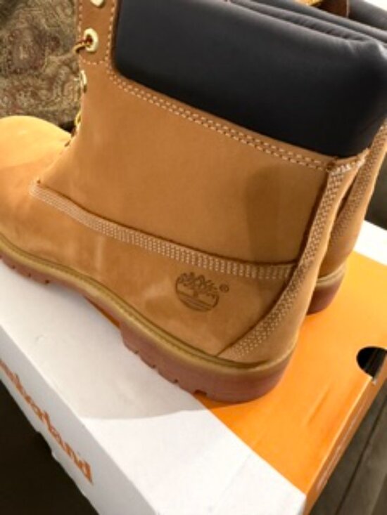 NIB Men\'s Timberland Premium 6-Inch Waterproof Boot Size 15 Color - Wheat main image 15